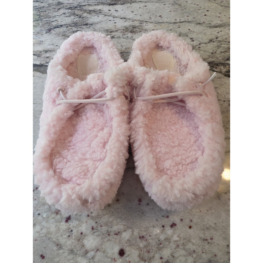 Hey Dudes Pink Fuzzy Slippers womens size 6